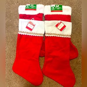 NEW 4pc Christmas Stockings